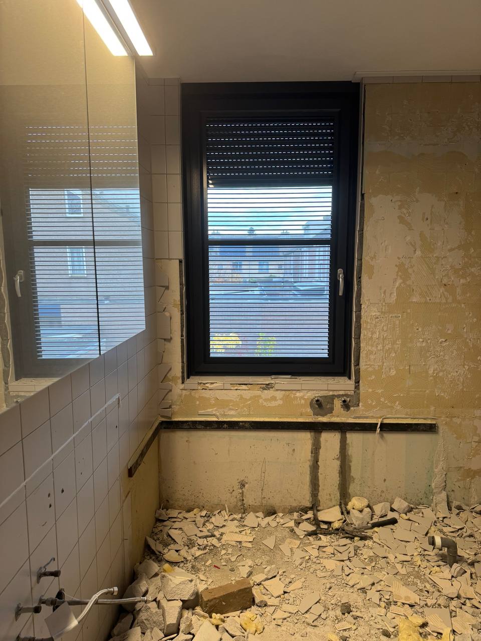 Moderne badkamerafwerking voor renovatie